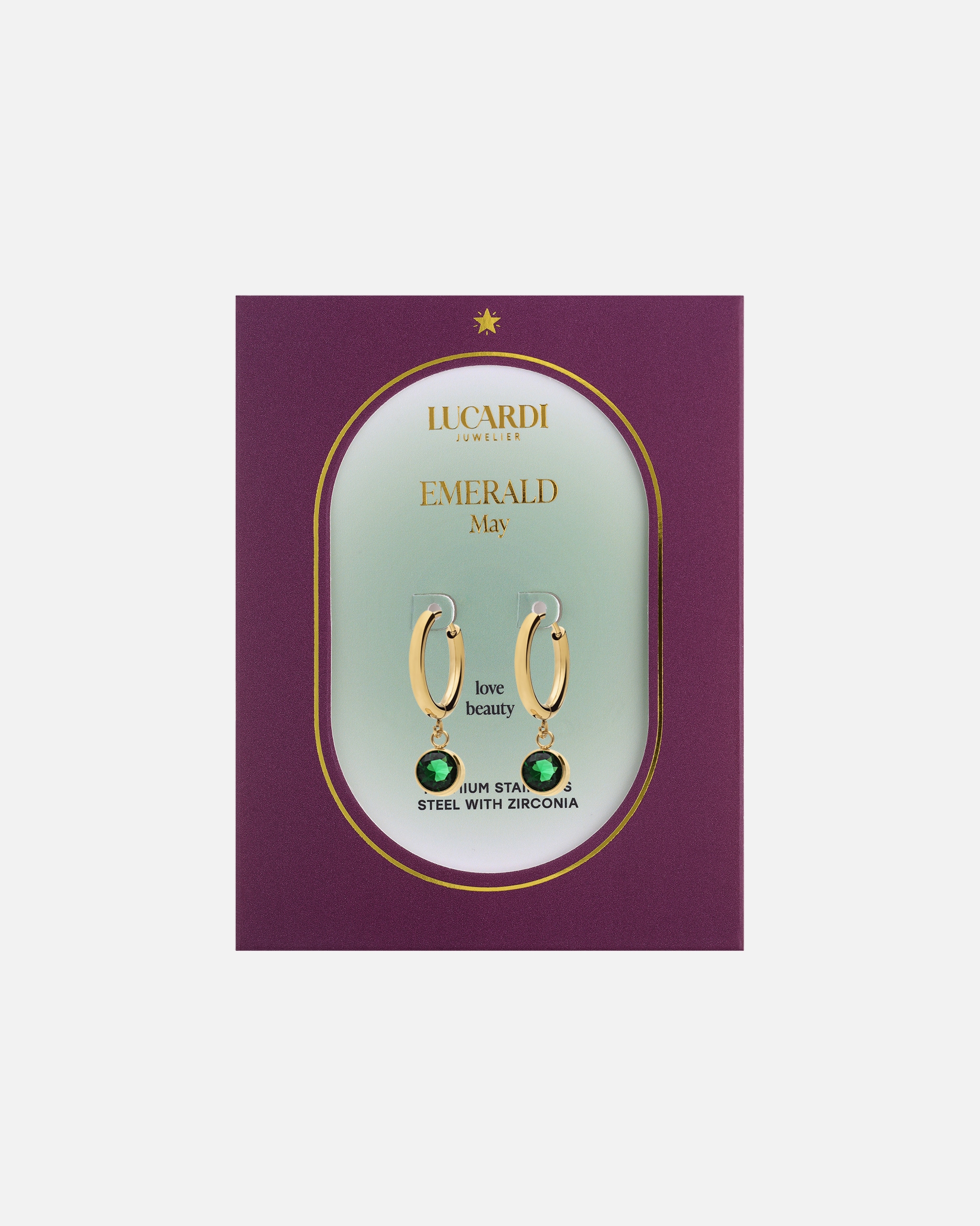 Ohrringe für Weiblich Lucardi Ohrringe Gold - Mai