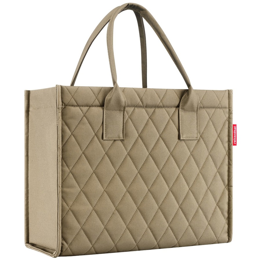 Reisenthel Shopper Daily Business Rhombus Olive Grau Damen
