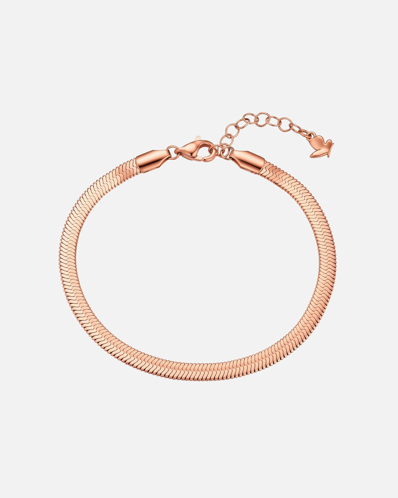 Armband für Weiblich Glanzstücke München Armband aus Edelstahl in Roségold 17,0 cm Basislänge + 3,0 cm Verlängerung