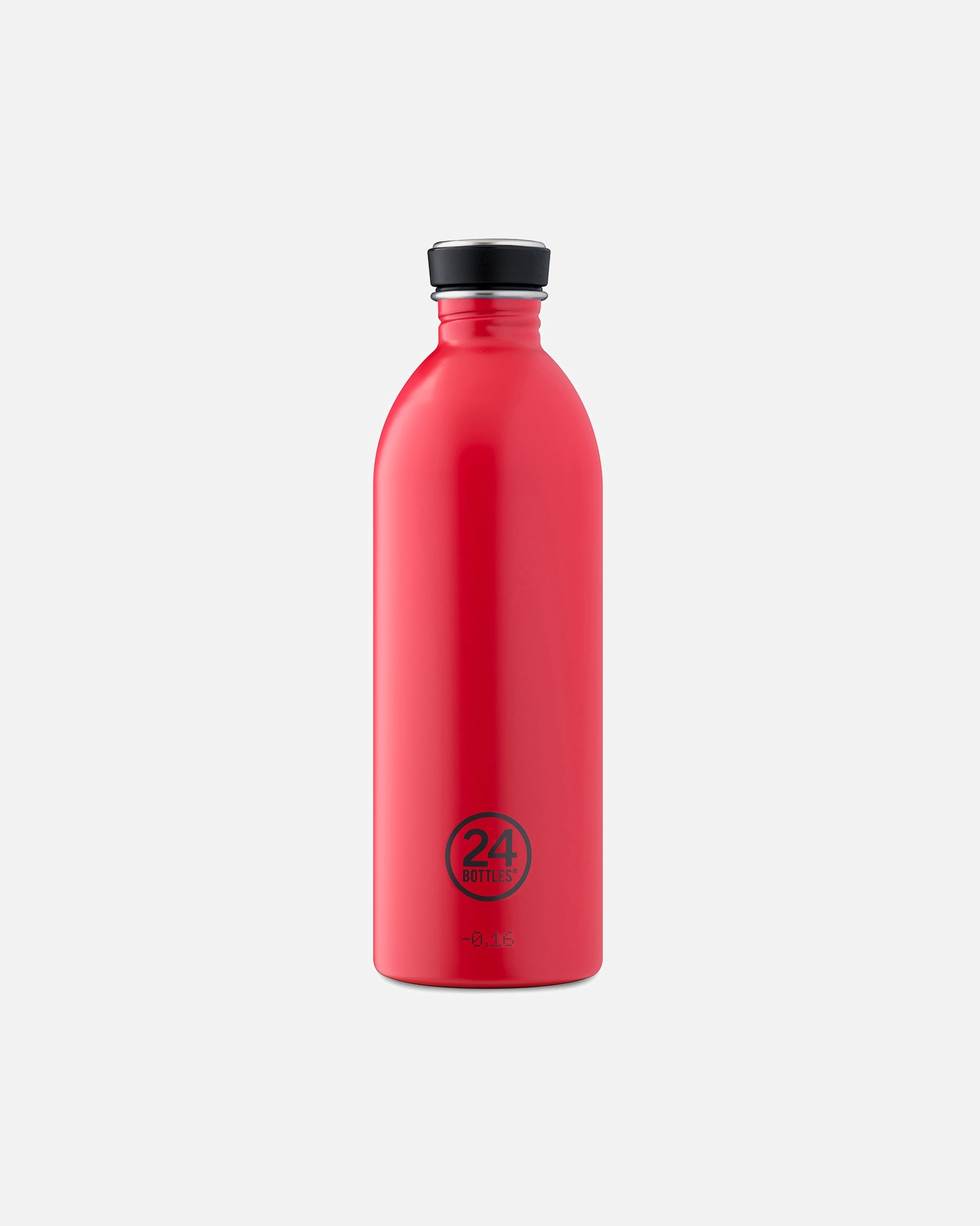 Trinkflasche für Männlich 24Bottles Urban Trinkflasche 1000 ml hot red