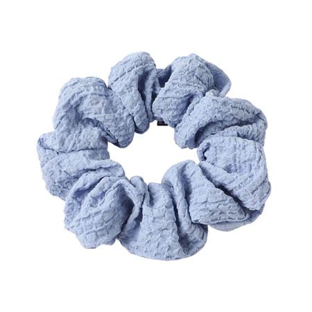 SOHO Frida Scrunchie Hellblau Silber Damen