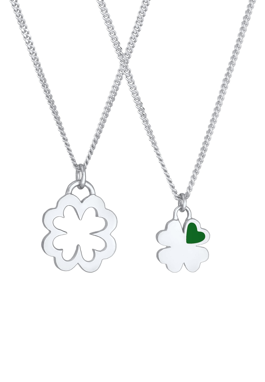 Elli Mutter Kind Set Kleeblatt Anhänger 925 Silber silberfarben Damen