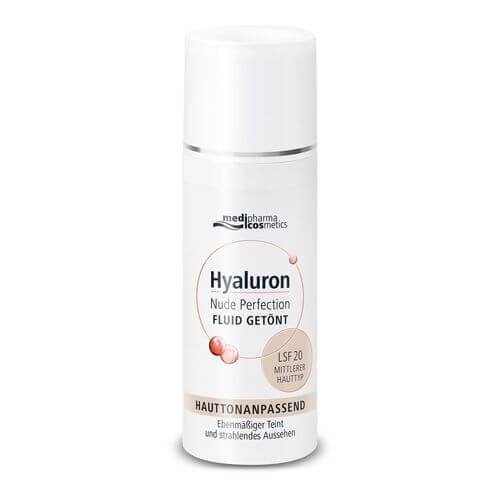 medipharma Cosmetics Medipharma HYALURON Nude Perfection getönt.Fluid LSF 20 medi. 50 ml