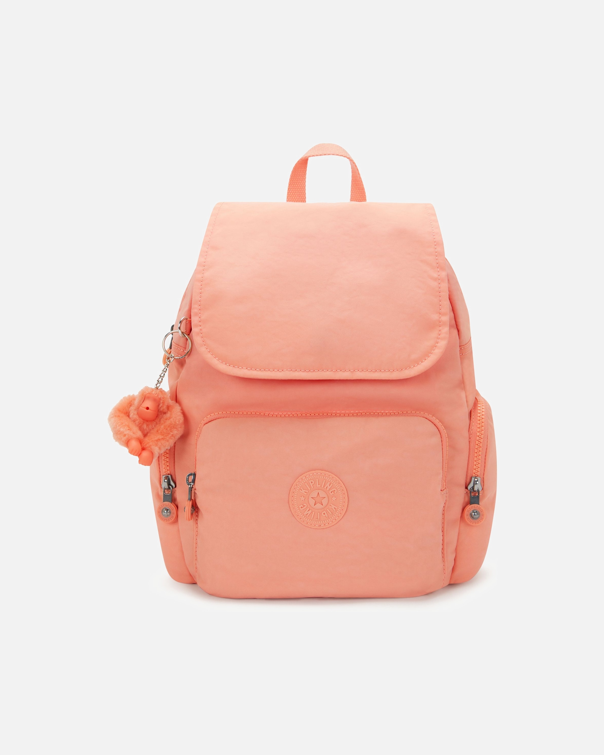 Rucksack für Weiblich Kipling Basic City-Rucksack pinky orange