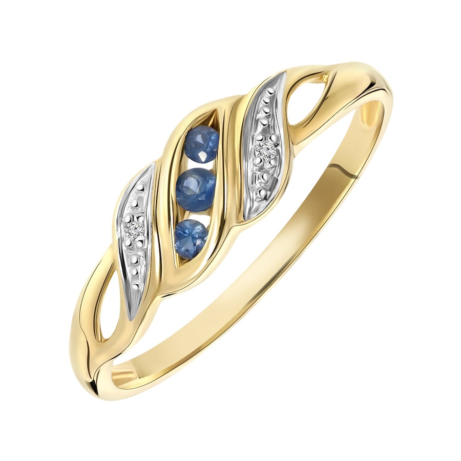Lucardi Ringe 585 Gold - goldfarbig 53mm Damen