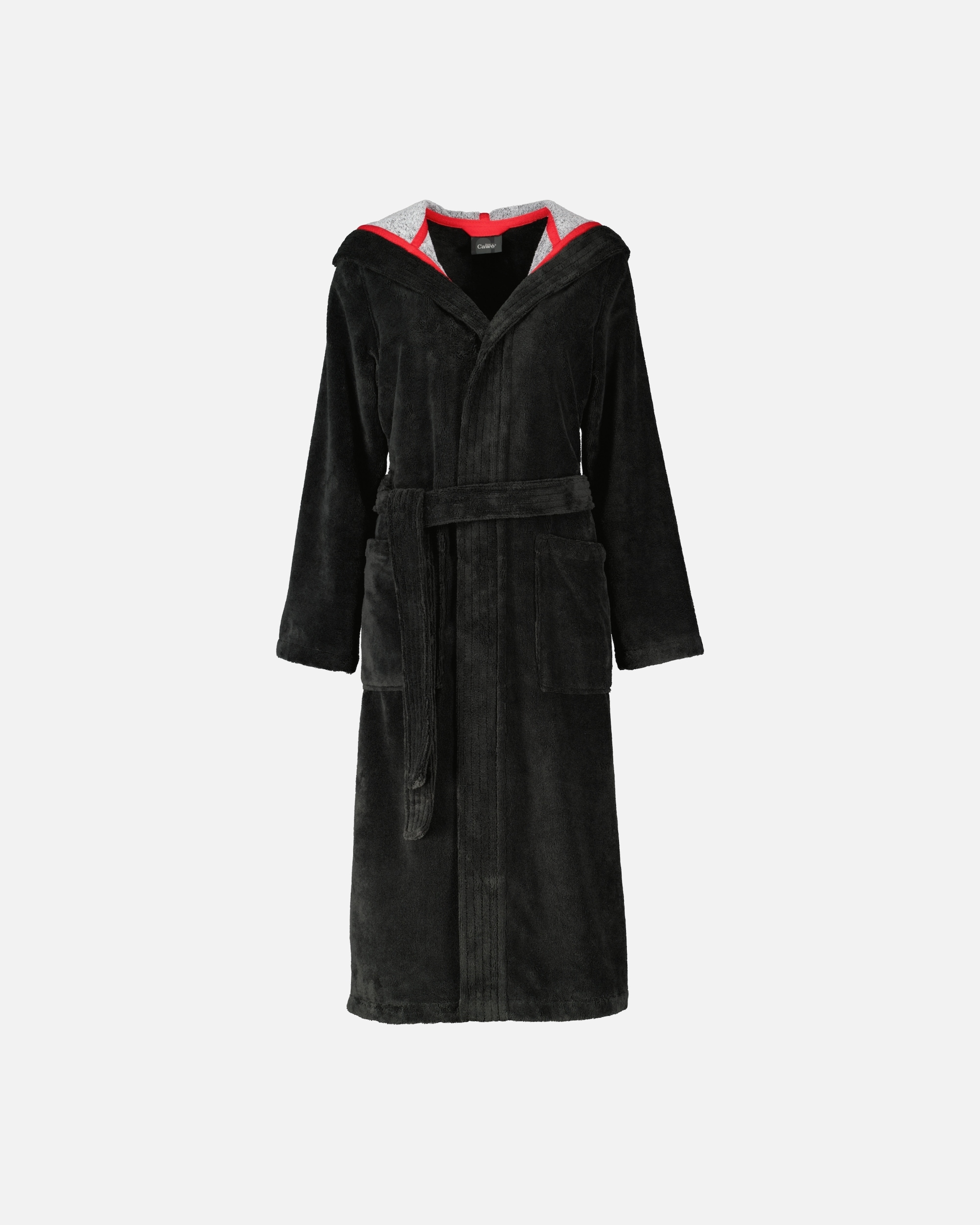 Bademantel für Weiblich Cawö Cawö Bademäntel Damen Kapuze Doubleface 830 lava - 97 XS