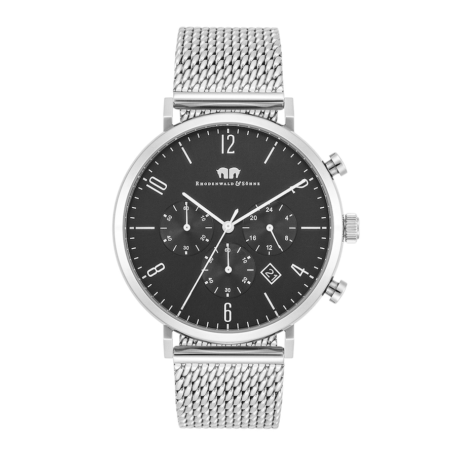 Rhodenwald & Söhne Armband-Uhr Arakon aus Edelstahl in silber 42,0 mm Herren