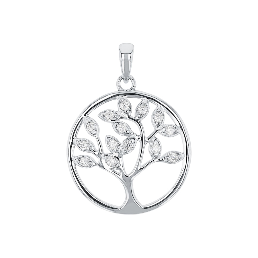 amor Motivanhänger Silber Damen