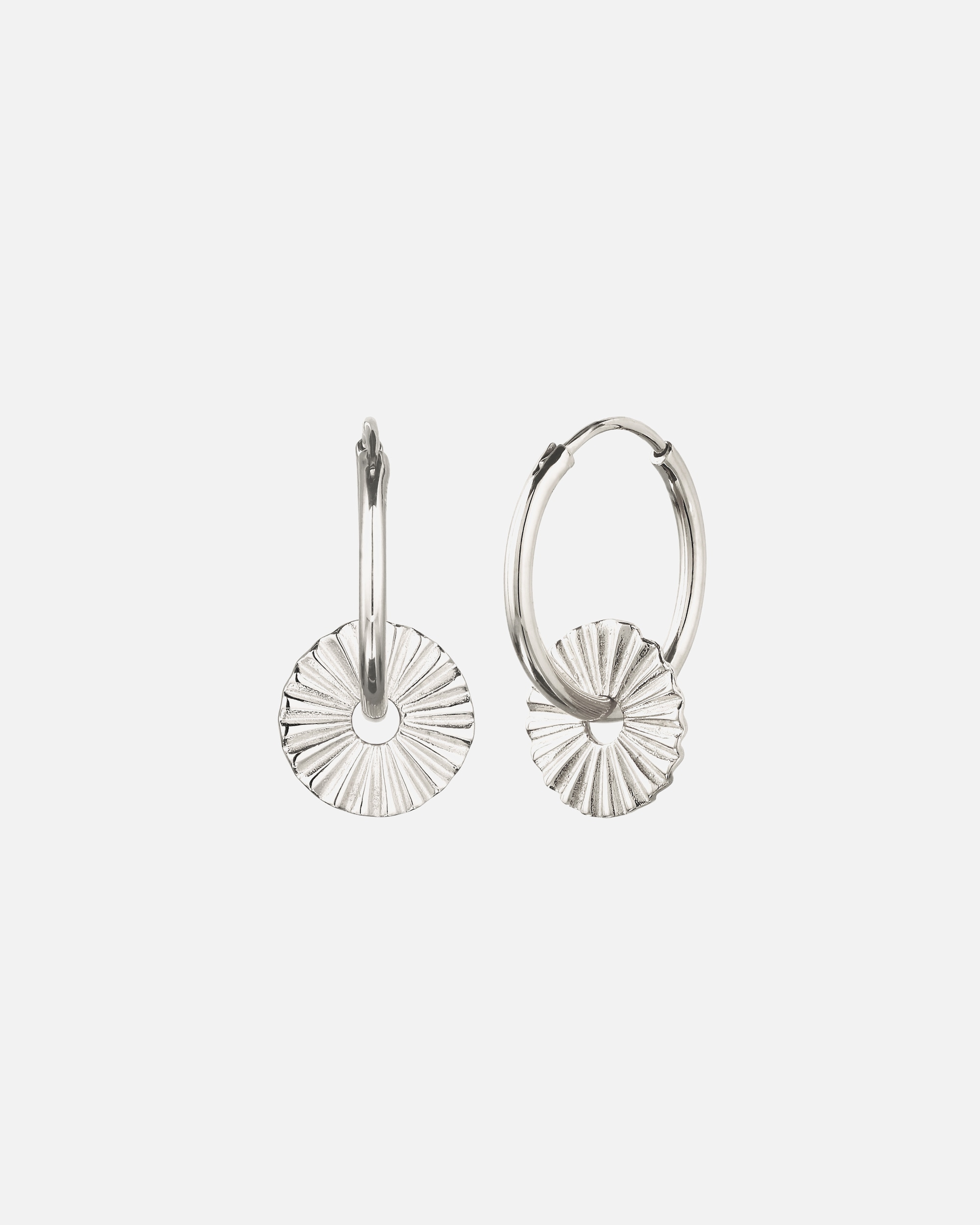 Ohrringe für Weiblich Elli Creolen Sonne 925 Sterling Silber silberfarben