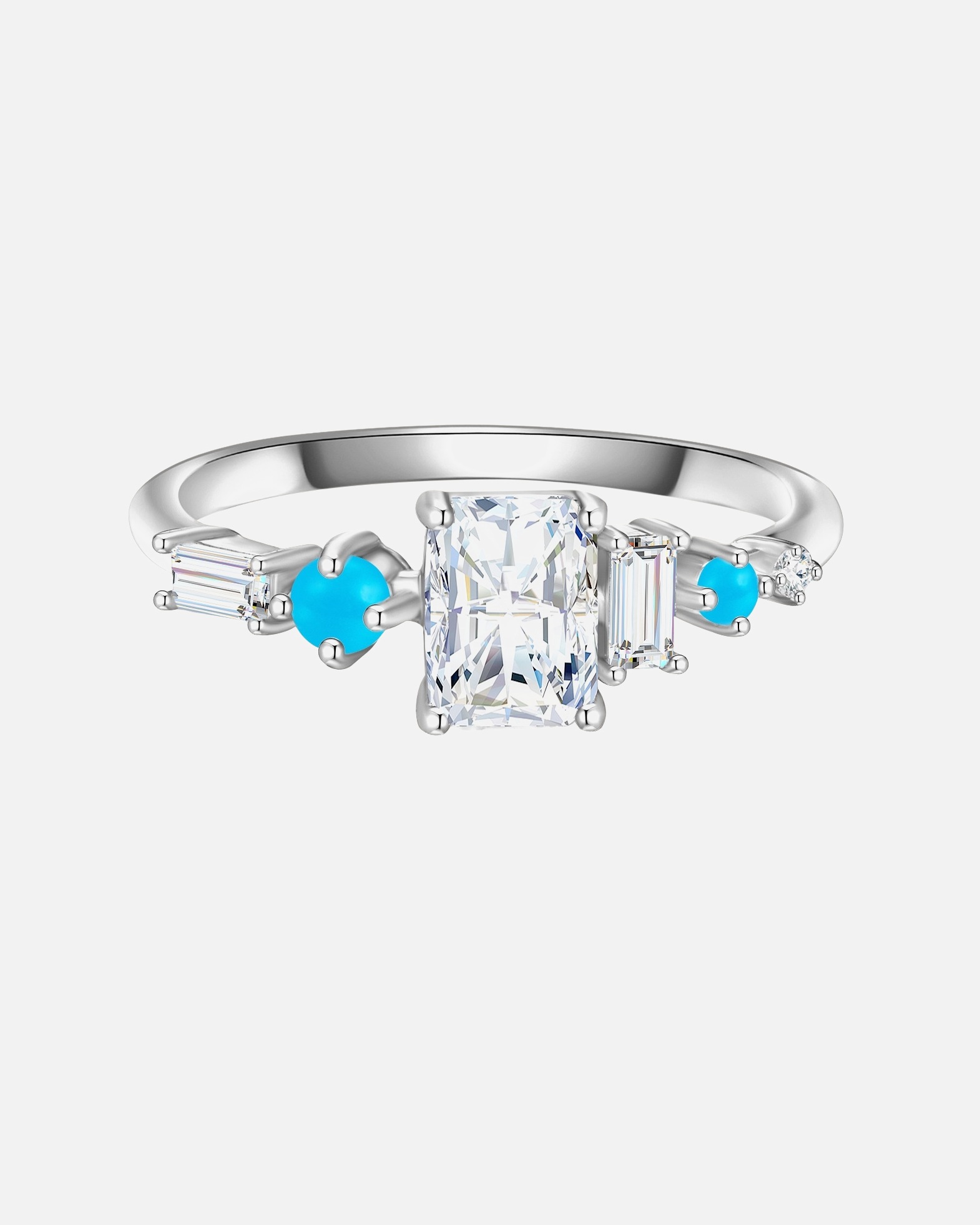 Ring für Weiblich Glanzstücke München Ring Sterling Silber Zirkonia in Silber 52