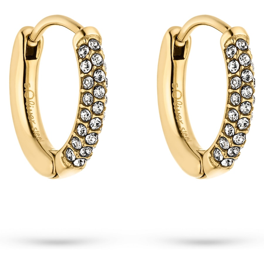 s.Oliver Creolen Edelstahl gold Damen