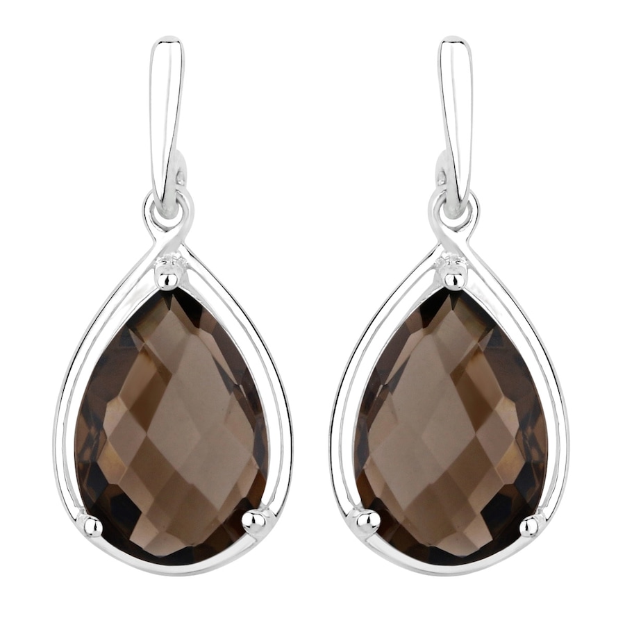 Rafaela Donata Ohrringe Sterling Silber Amethyst in Brown Damen