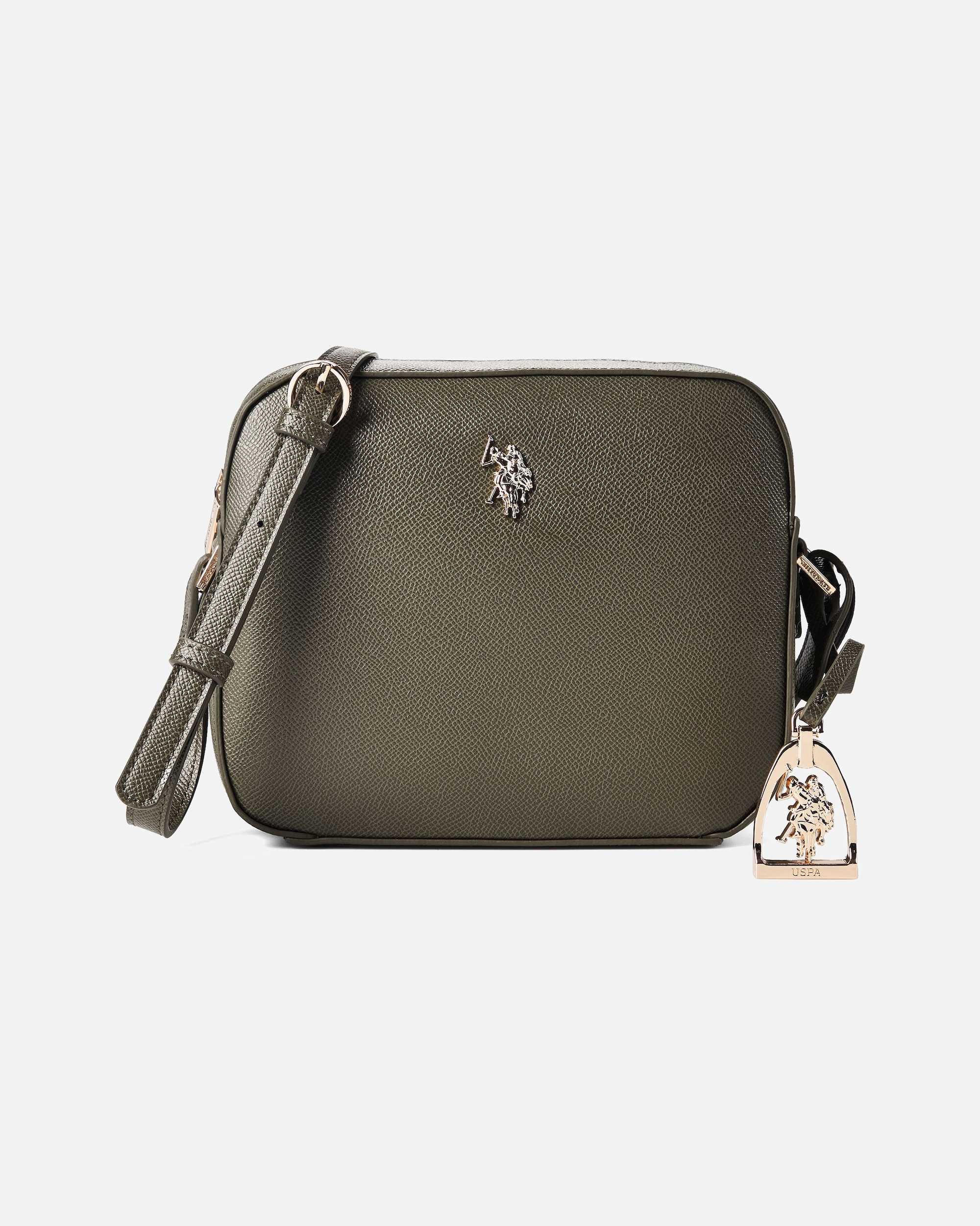 Tasche für Weiblich U.S. Polo Assn. Jones Umhängetasche olive