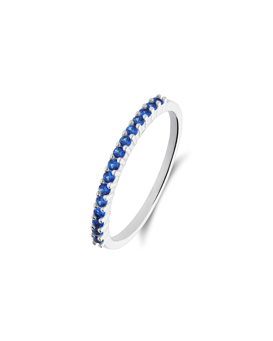 Lucardi Ring 925 Silber - Gelbgold legiert 49mm Damen