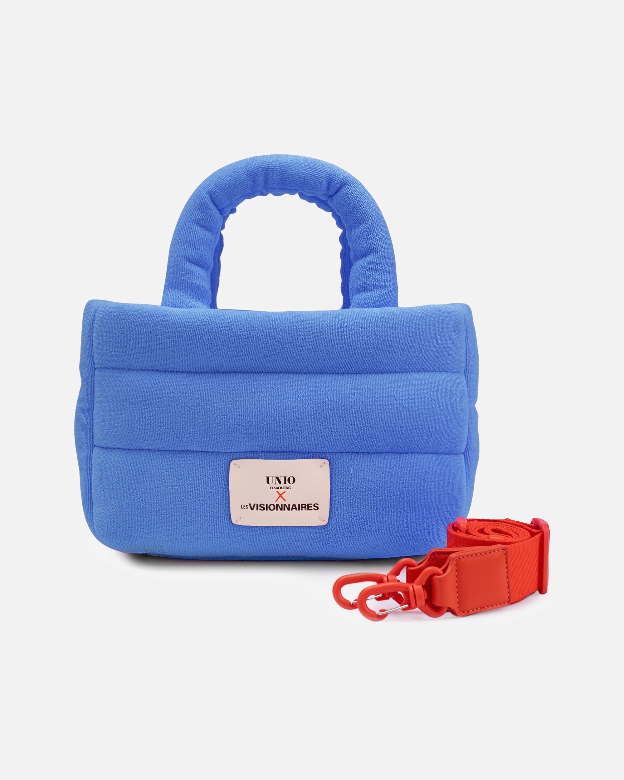 Clutch für Männlich LES VISIONNAIRES Default Brand Line Unio Cortina Henkeltasche fresh blue