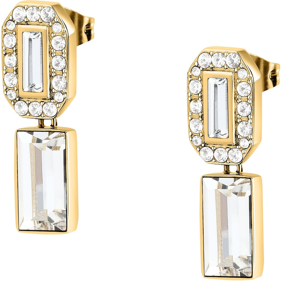 Karl Lagerfeld Ohrstecker Edelstahl gelbgold Damen