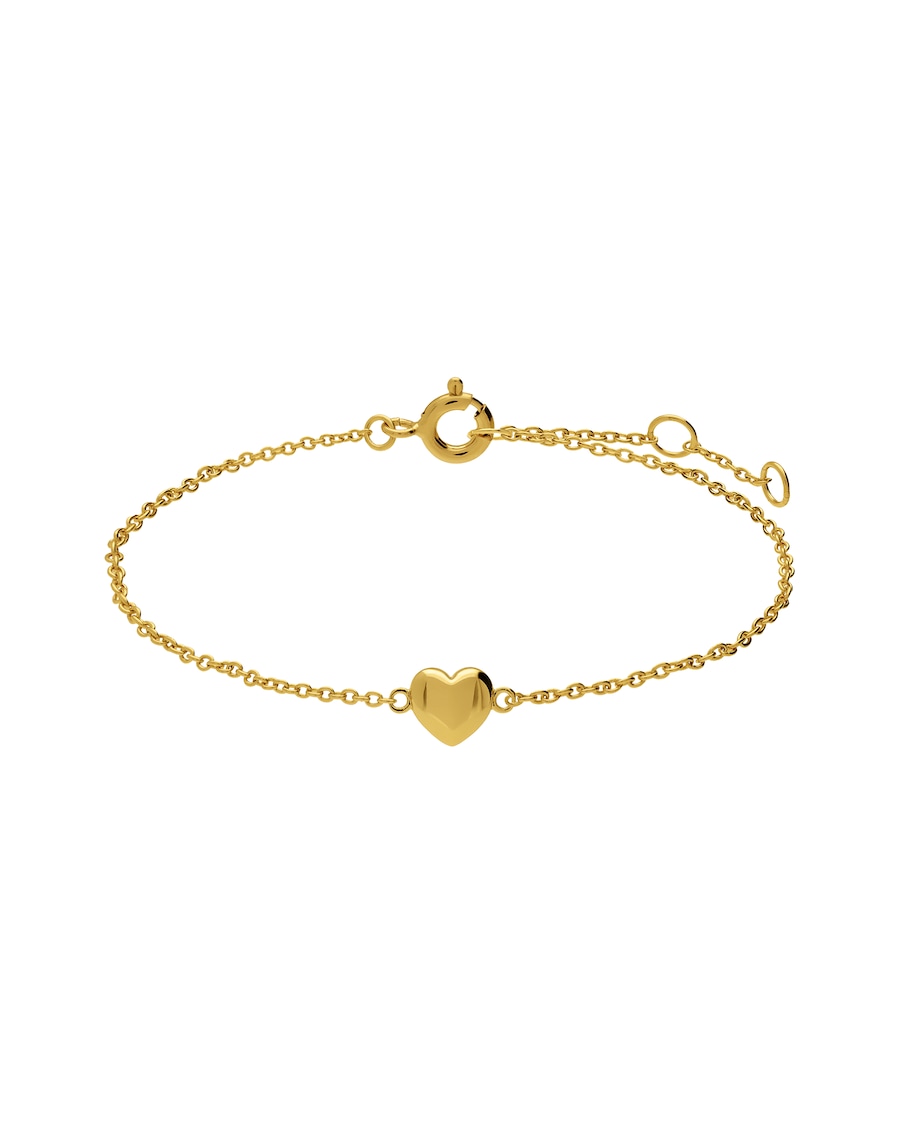 Lucardi Armband 925 Silber - Gelbgold legiert Gold Damen