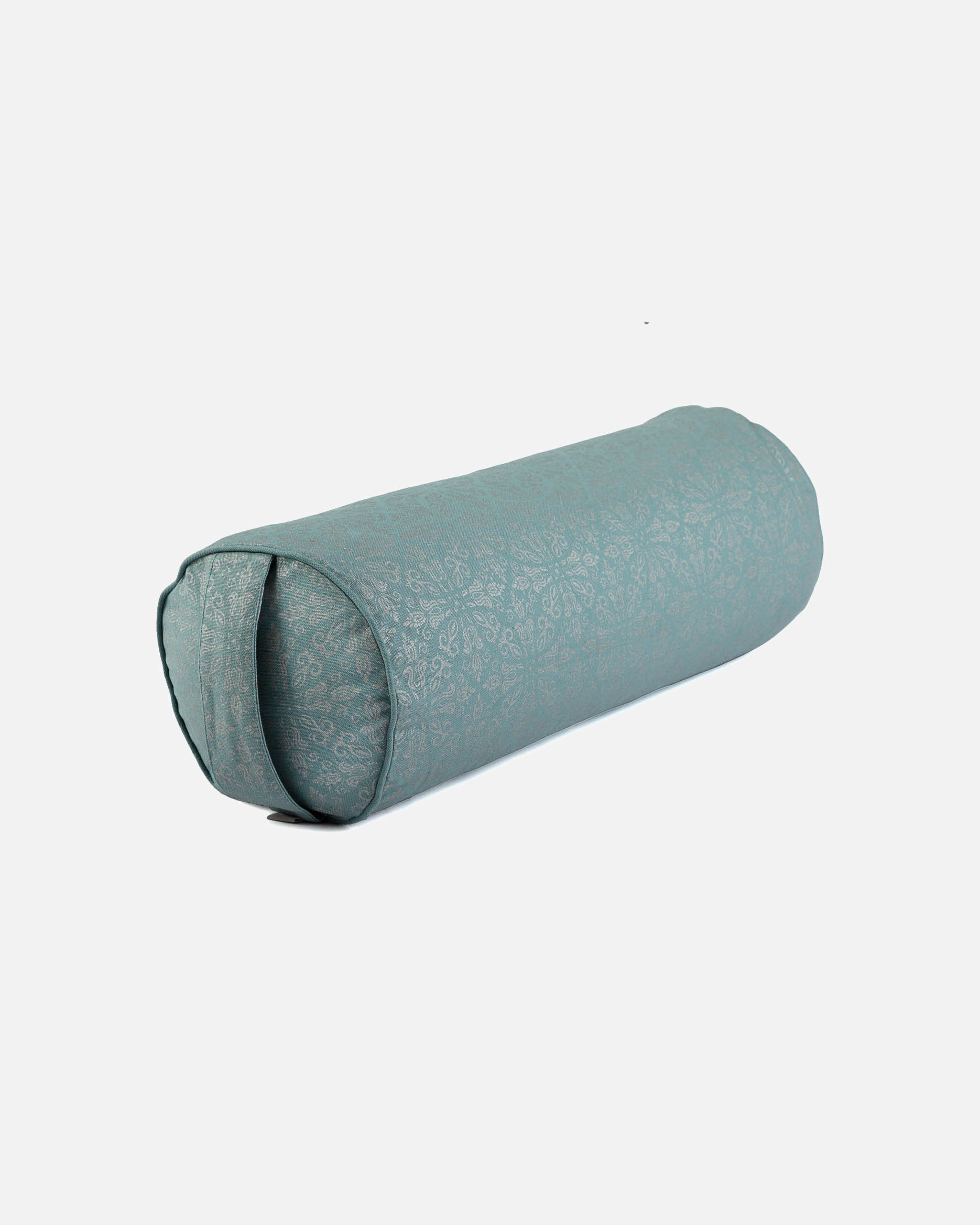 Yogazubehör für Unisex bodhi Maharaja Collection: Yoga-Bolster (rund) Raja, mineral blue/silber