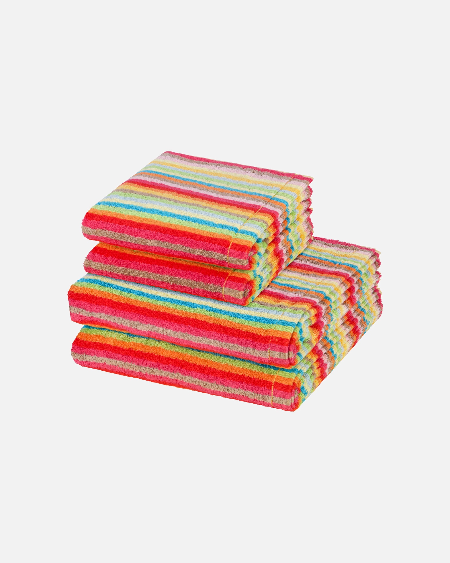Handtuch für Unisex Cawö Handtuch-Set Lifestyle (4-teilig) Mehrfarbig