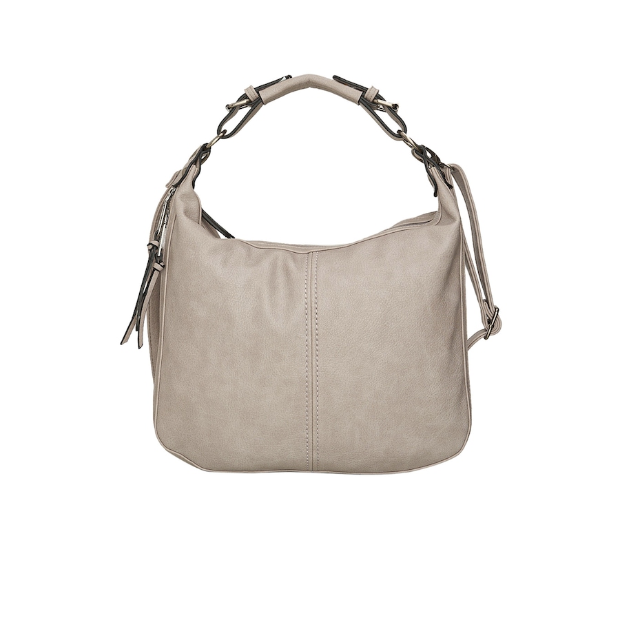 HARPA Handtasche Tate durch Reißverschluss erweiterbar grau