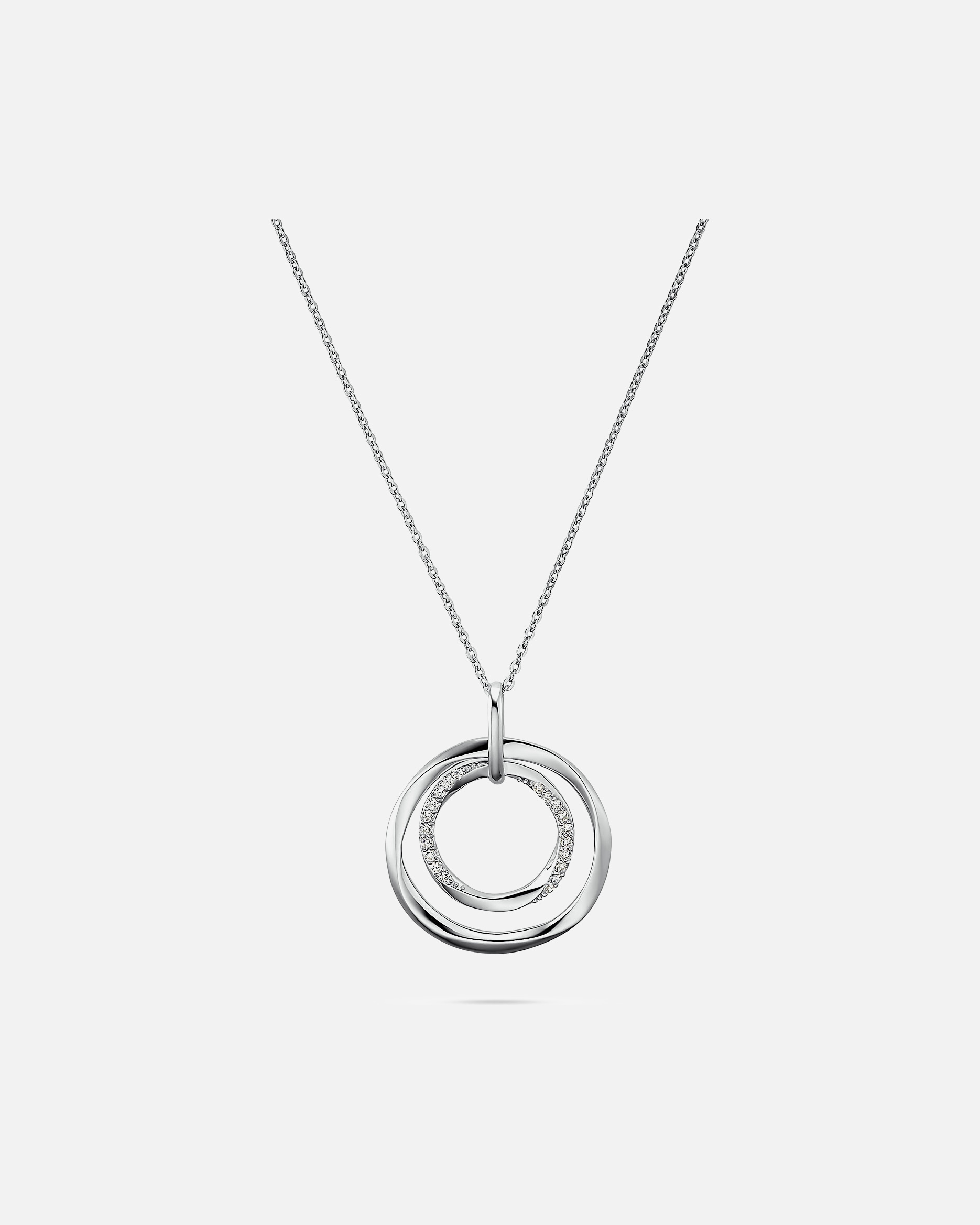 Halskette für Weiblich FAVS FAVS Damen-Kette 925er Silber 20 Zirkonia One Size 87613151 One Size