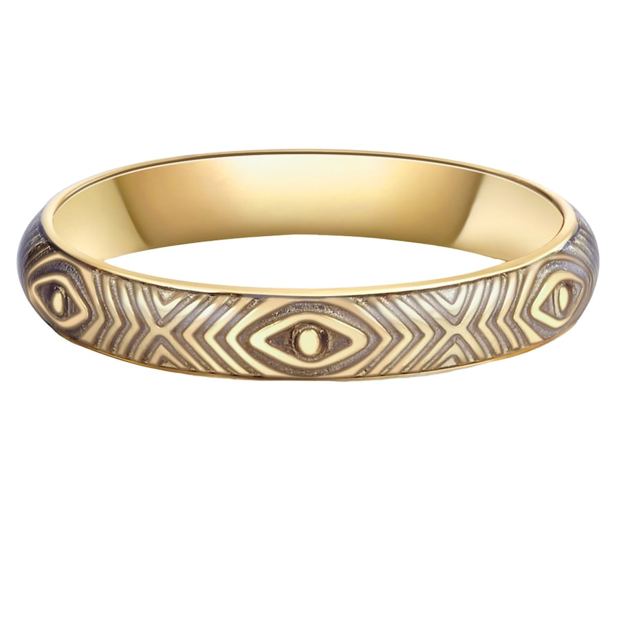 Glanzstücke München Ring Sterling Silber in Gelbgold 50 Damen
