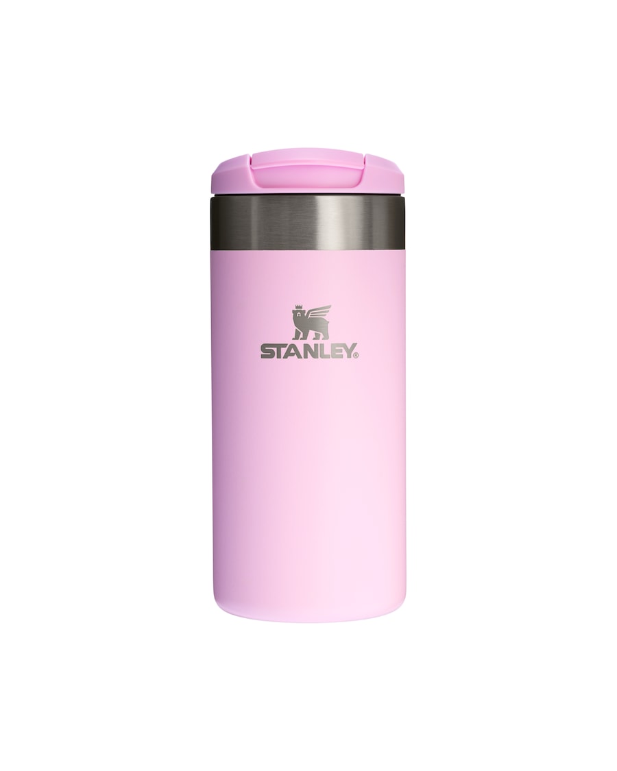 Stanley 1913 Thermobecher - 0,35L THE AEROLIGHT TRANSIT MUG Cherry Blossom Silber