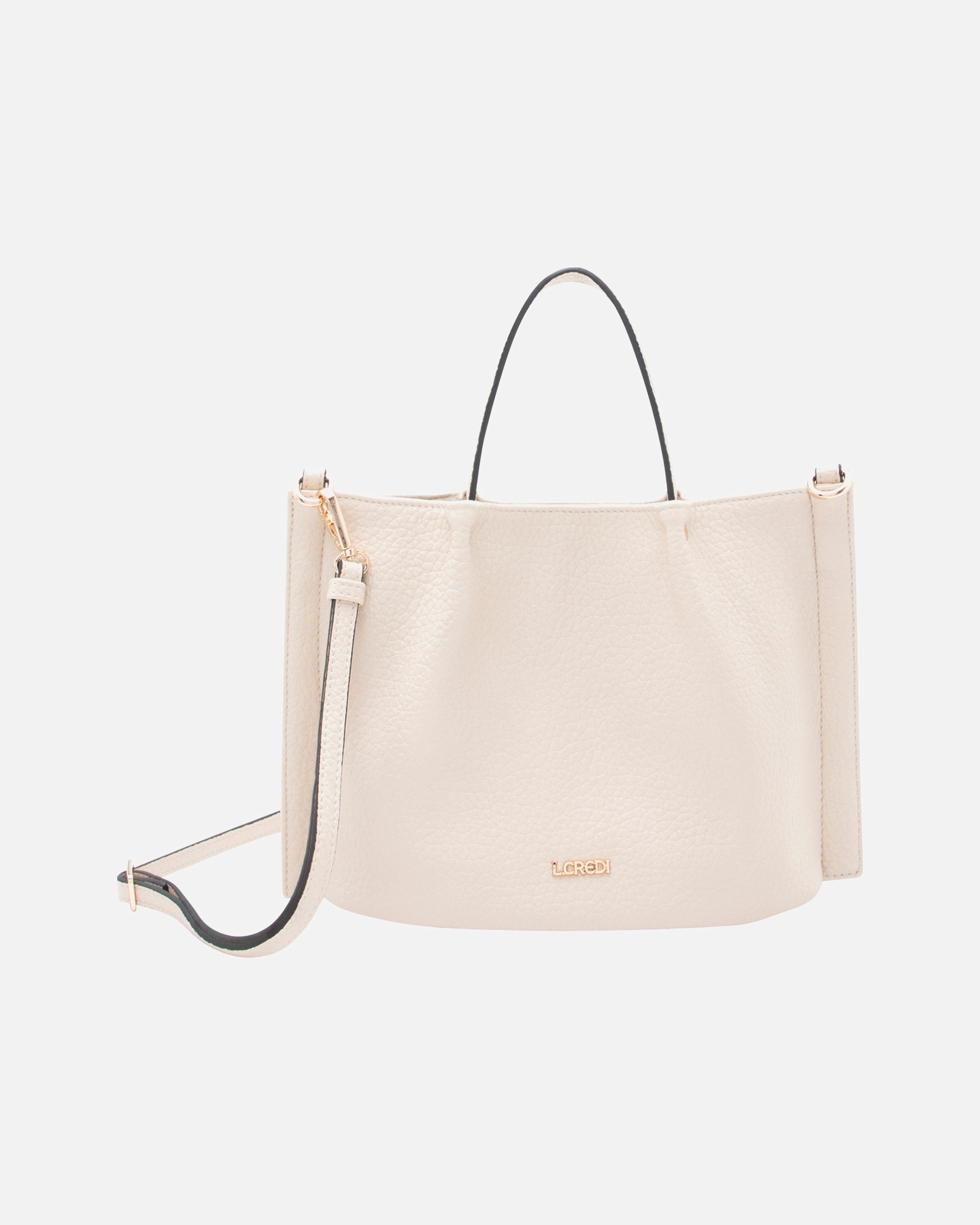 Tasche für Weiblich L.CREDI Raila Henkeltasche white sand