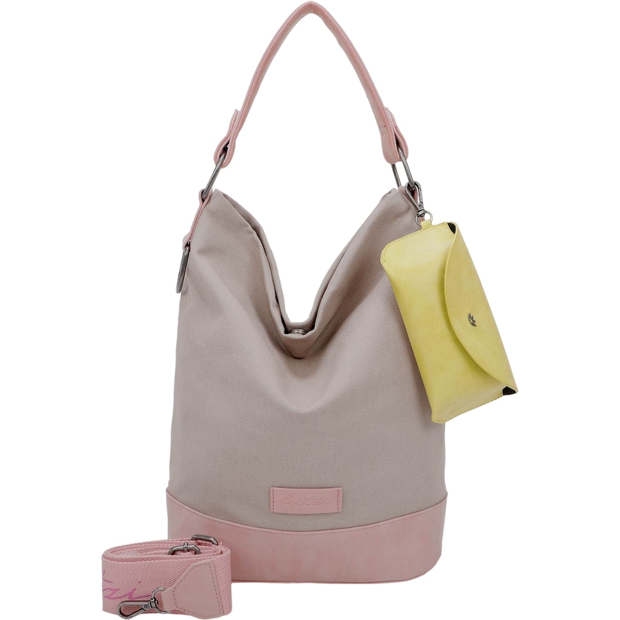 Fritzi aus Preußen Schultertasche Izzy07 Olga veganen und recycelten Materialien Sand Grau Damen
