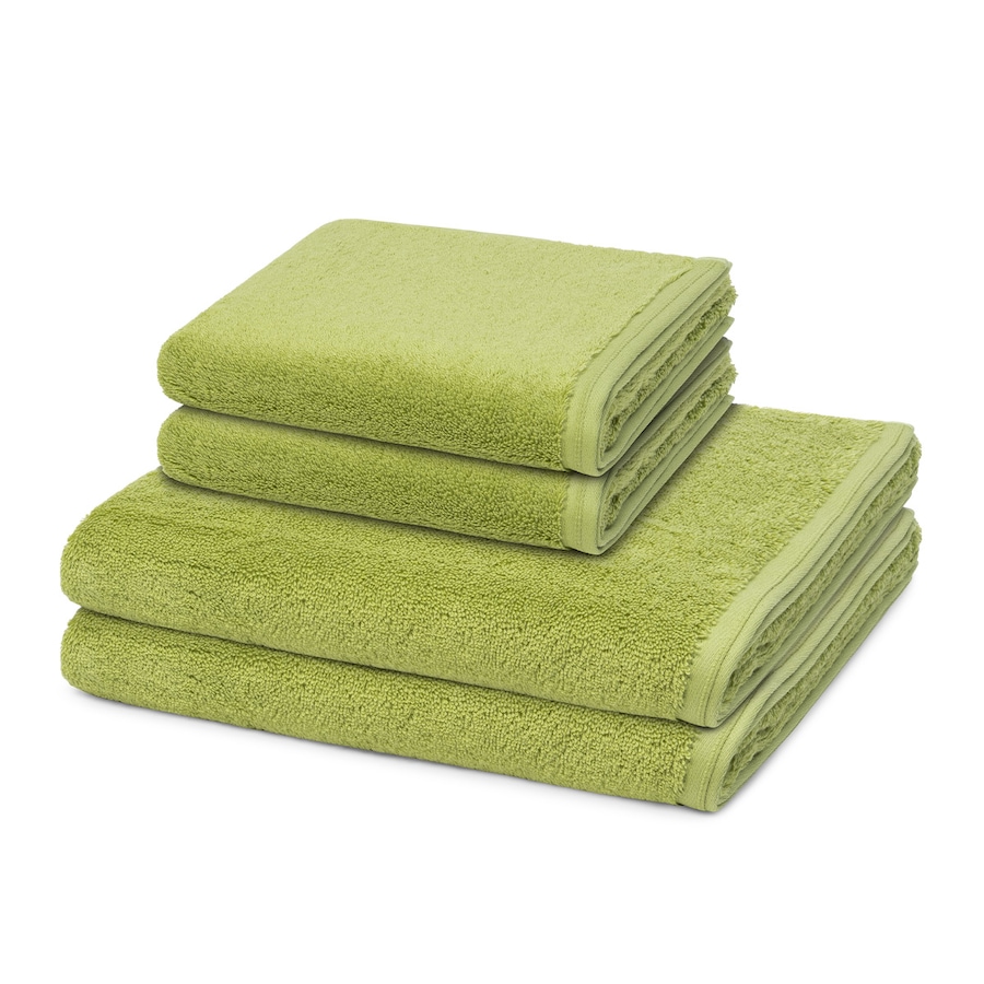 Vossen Vegan Life 4-teilig Handtuch-Set Avocado Grün