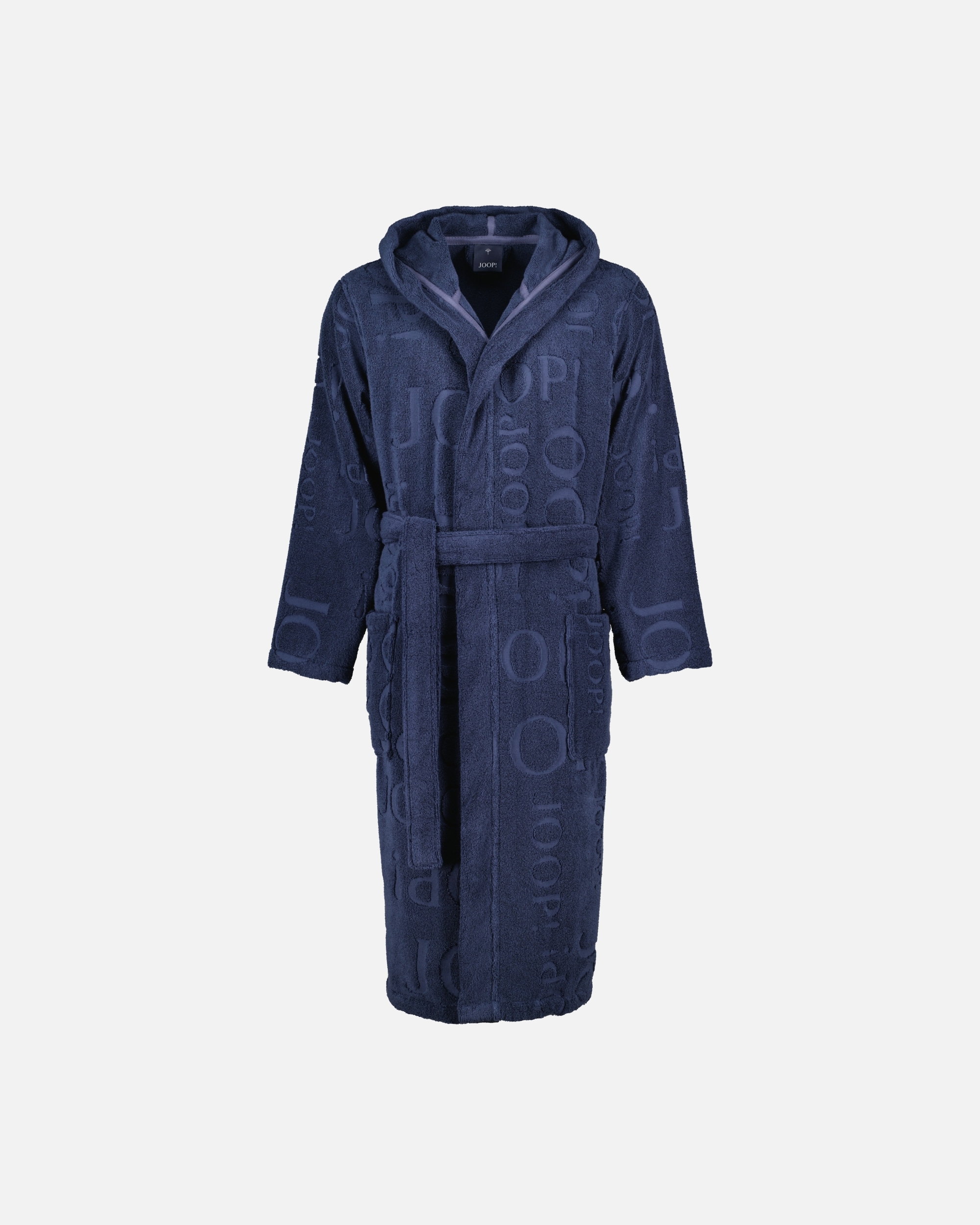Bademantel für Unisex JOOP! JOOP! Bademäntel Herren Kapuze Kapuze 1665 blau - 175 S