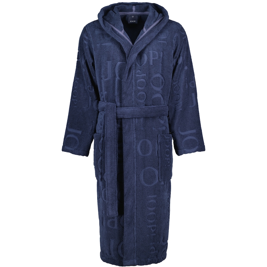 JOOP! Bademäntel Herren Kapuze 1665 blau - 175 XL