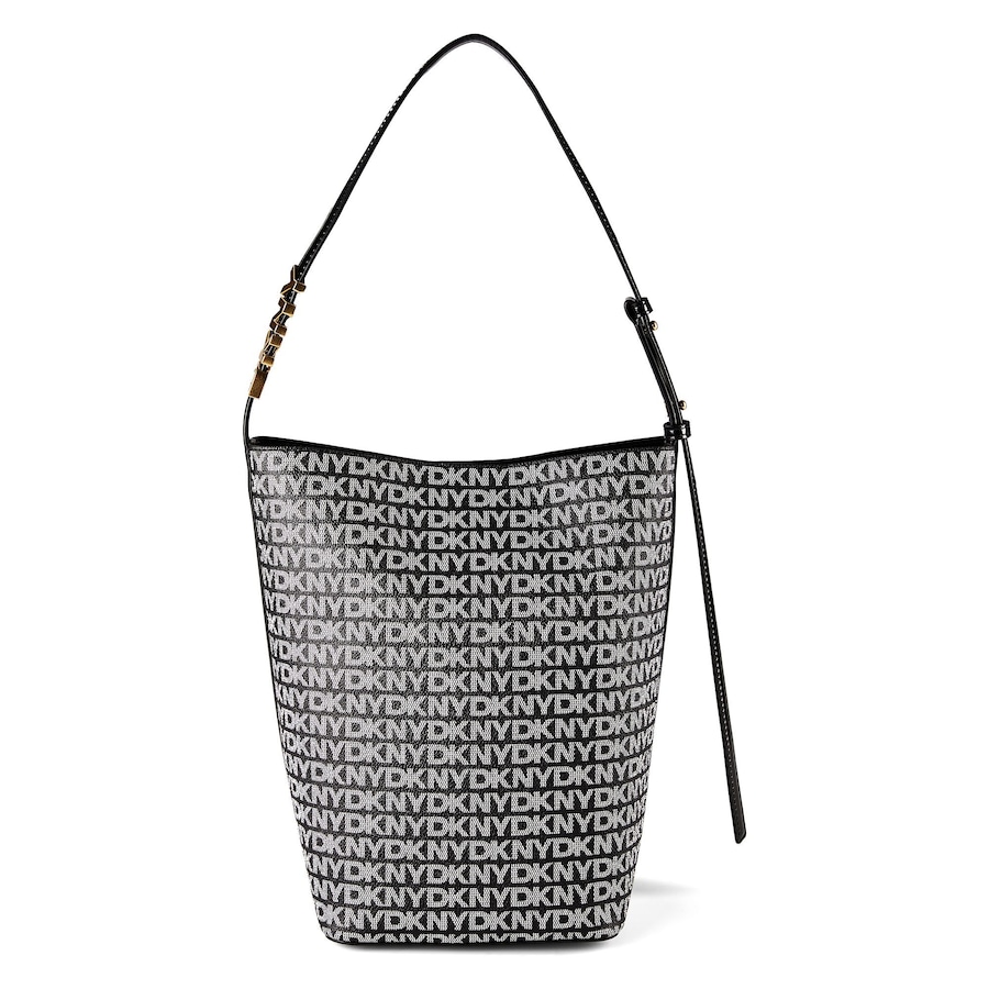 DKNY Avril Beuteltasche black logo- Schwarz Damen