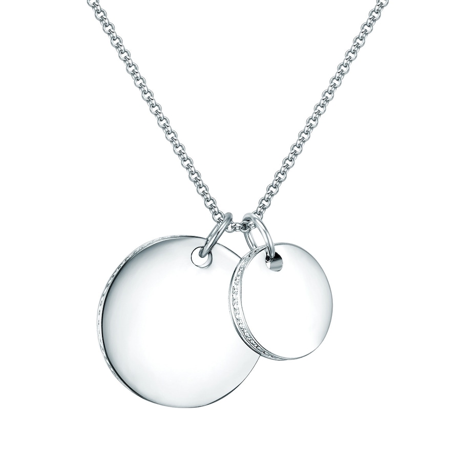 Lulu & Jane Halskette aus Metall-Legierung in Silber 41,0 cm Basiskette + 5,0 Verlängerung Damen