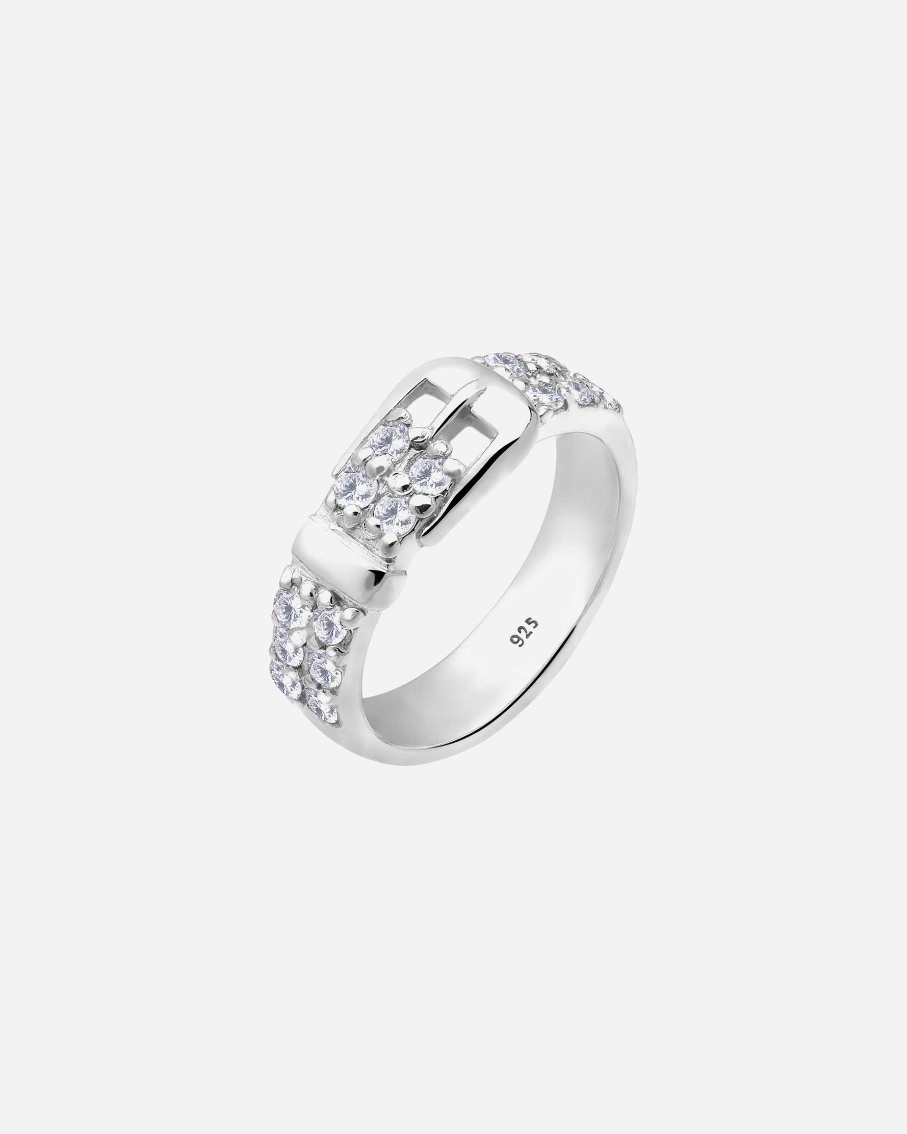 Ring für Weiblich Elli Gürtel Basic Zirkonia 925 Silber 56