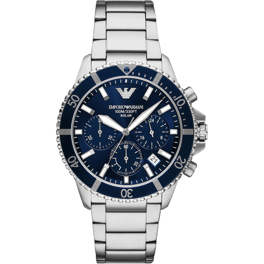 Emporio Armani Chronograph Edelstahl One Size Herren