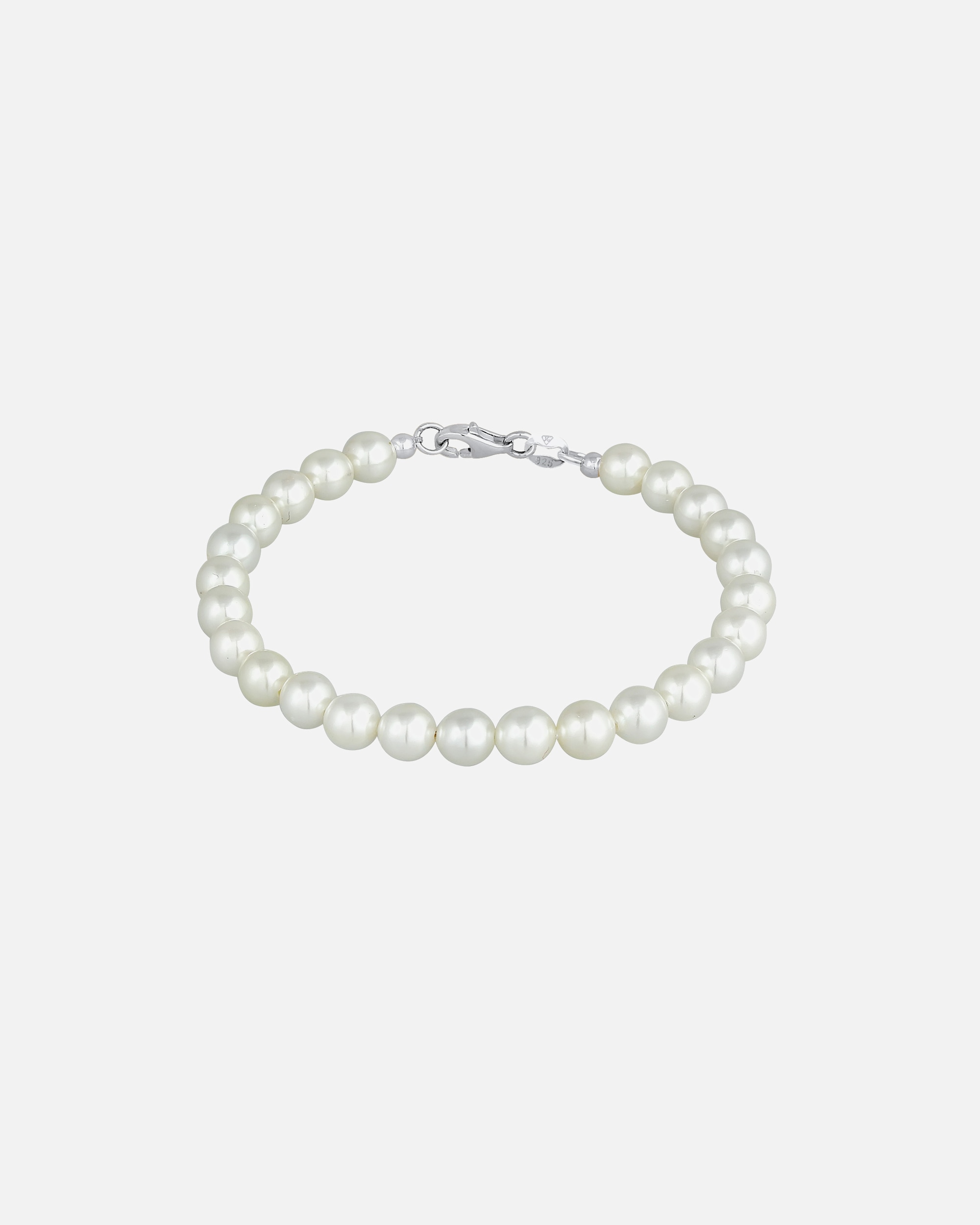 Armband für Weiblich Elli Muschelkernperlen 925 Sterling Silber 18