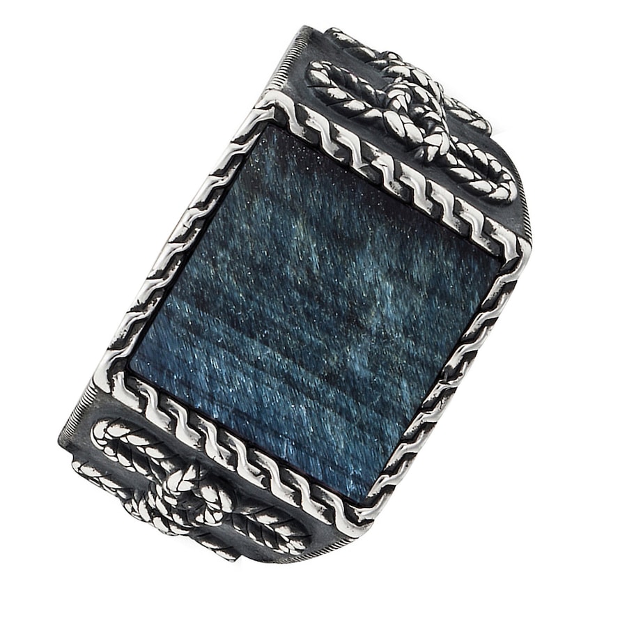 caï Caï Herren-Herrenring 925er Silber Tigerauge 64 32005019 62 Herren