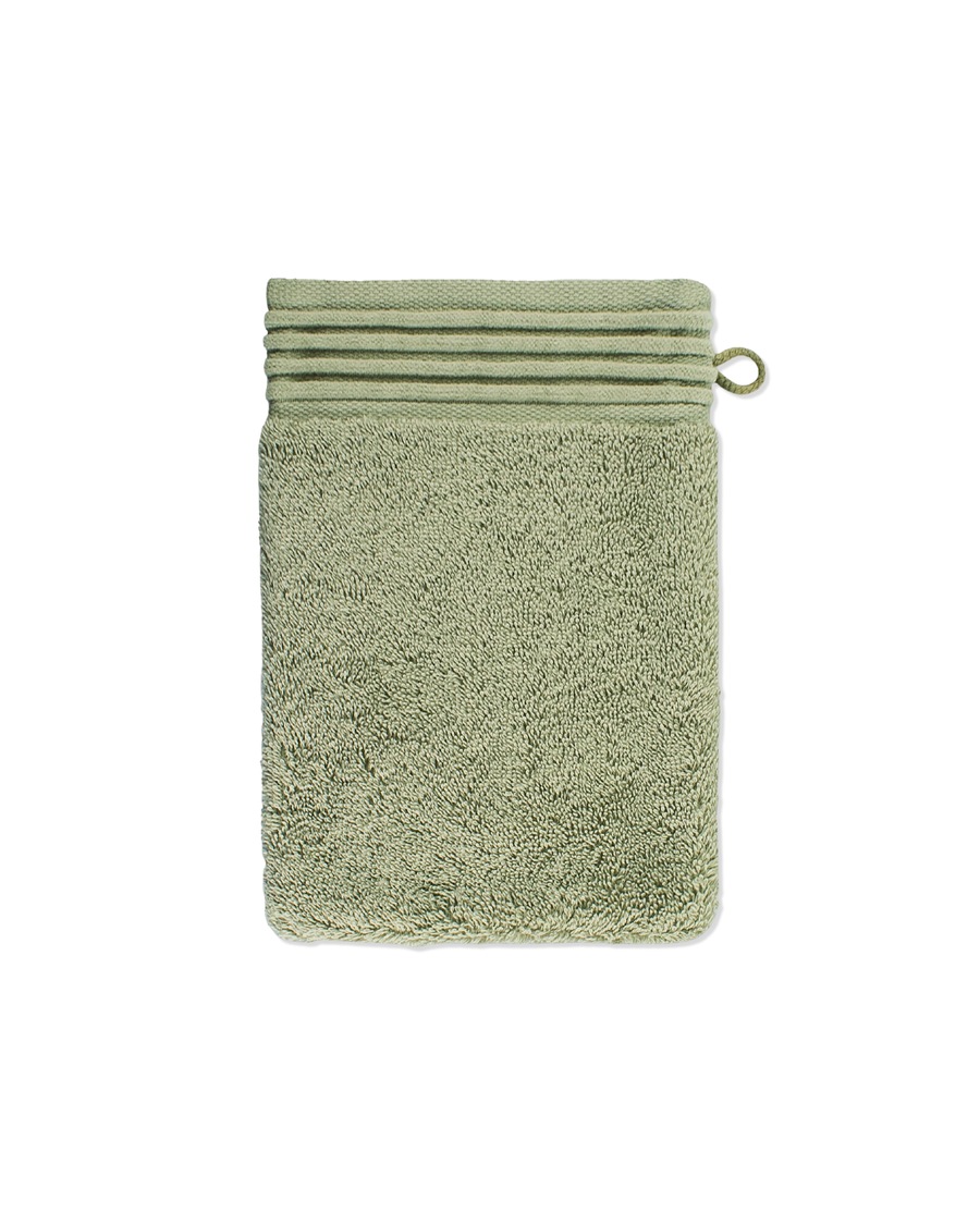 Möve Waschhandschuh Loft moss
