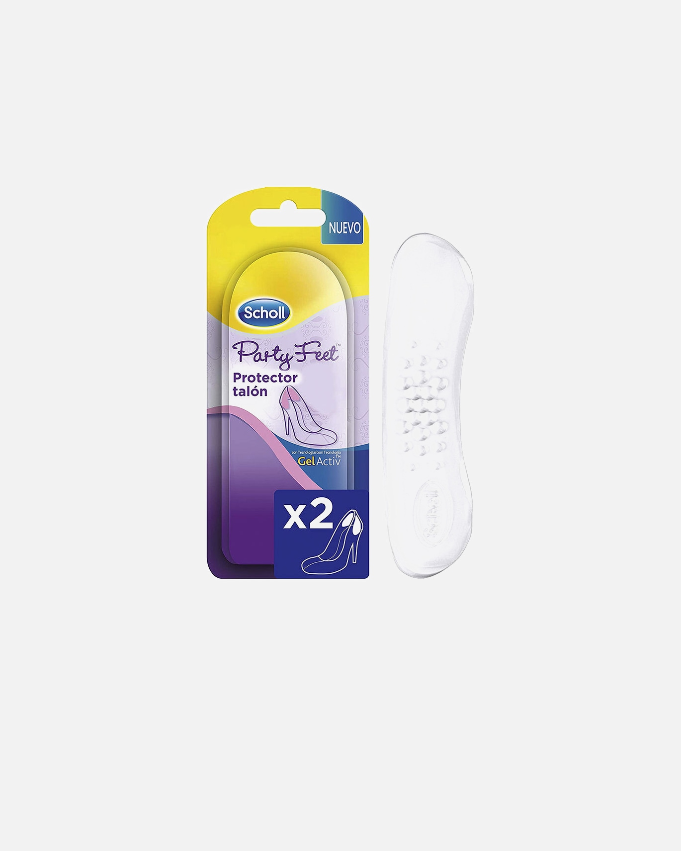 Fußpflegeset für Unisex Scholl PARTY FEET Aktiv-Gel-Fersenschutz 1 Stück