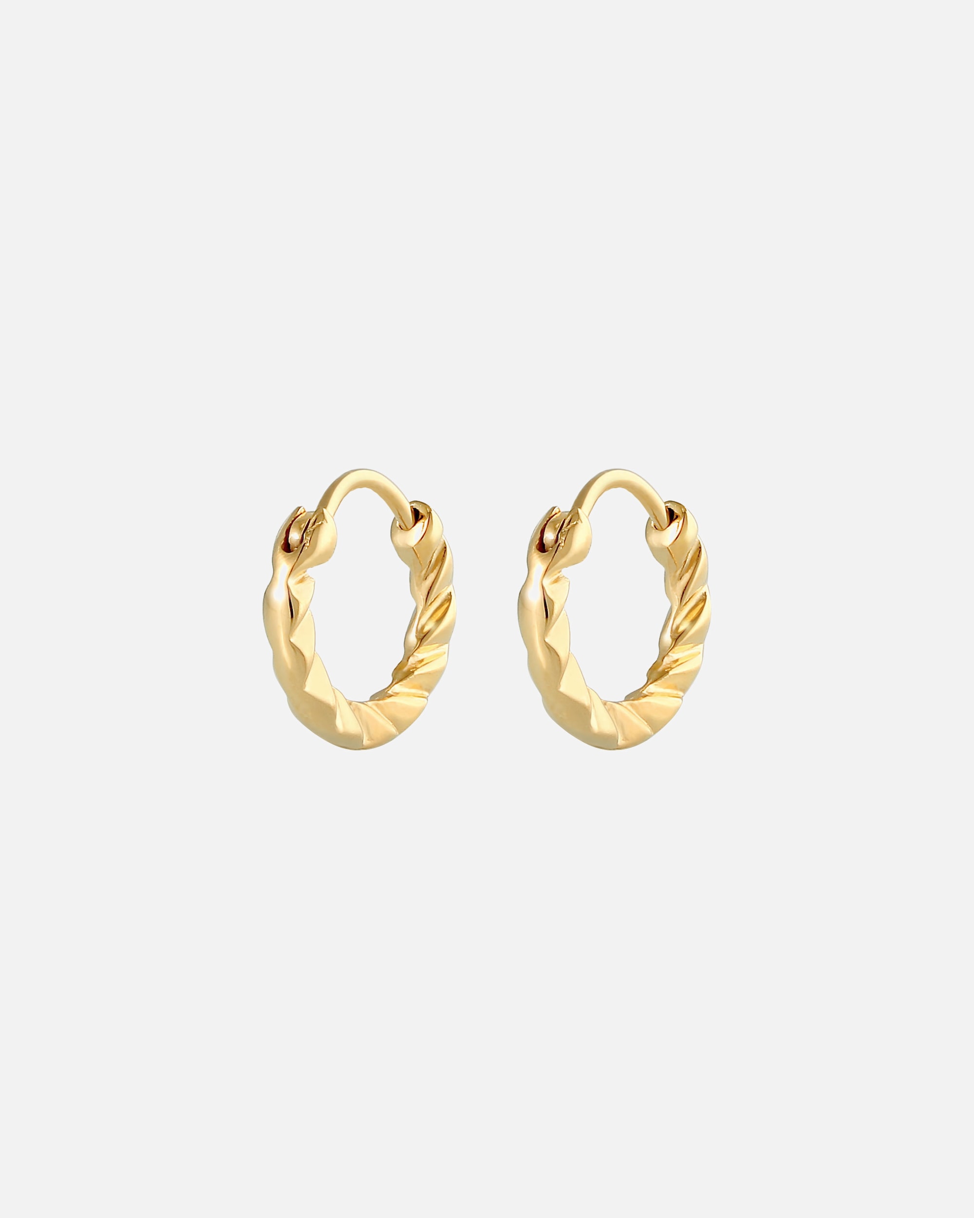 Creolen für Weiblich Elli Creolen Strukturiert Basic 925 Sterling Silber OneSize