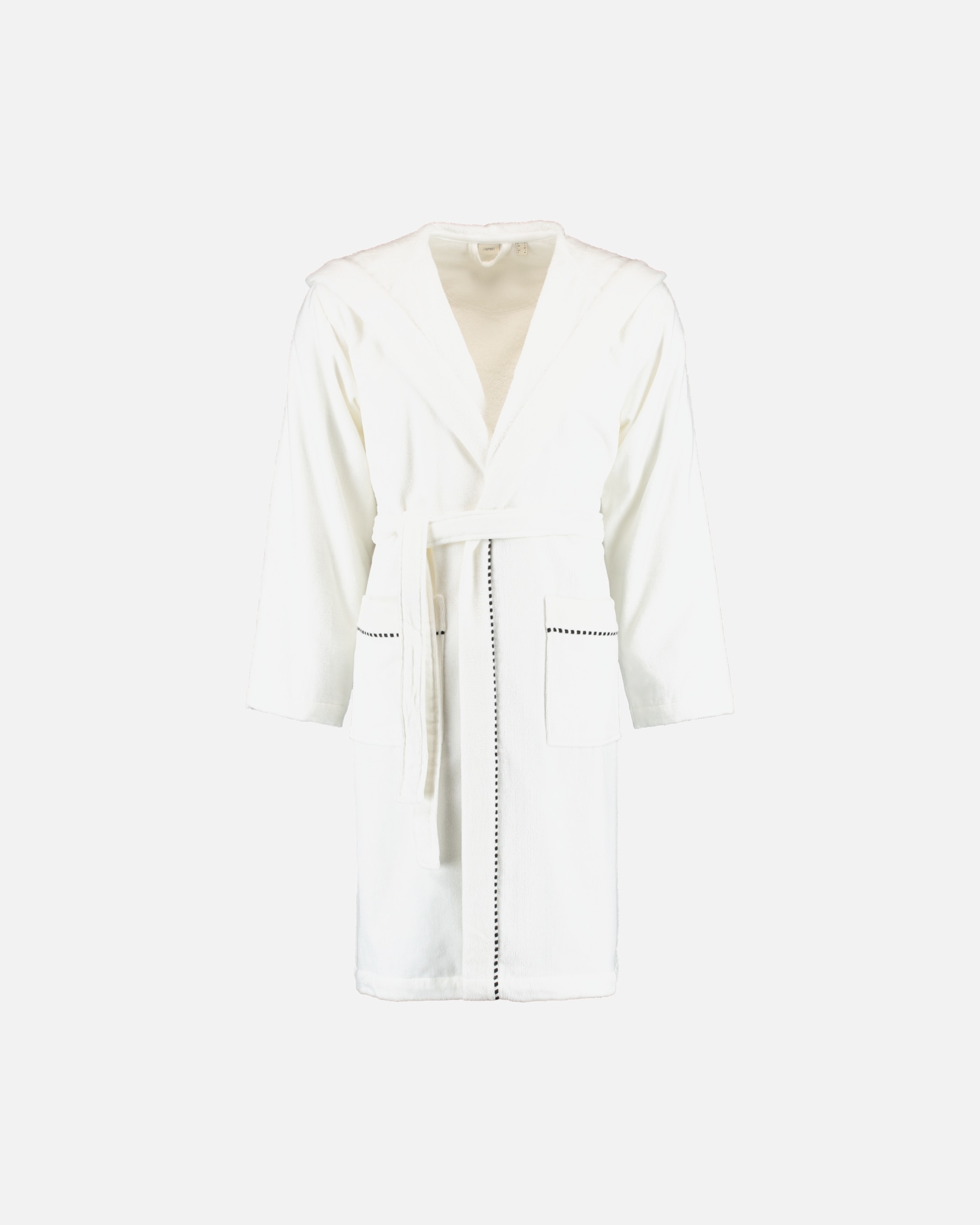 Bademantel für Unisex Esprit Esprit Bademäntel unisex Kapuze Box white - 030 XS