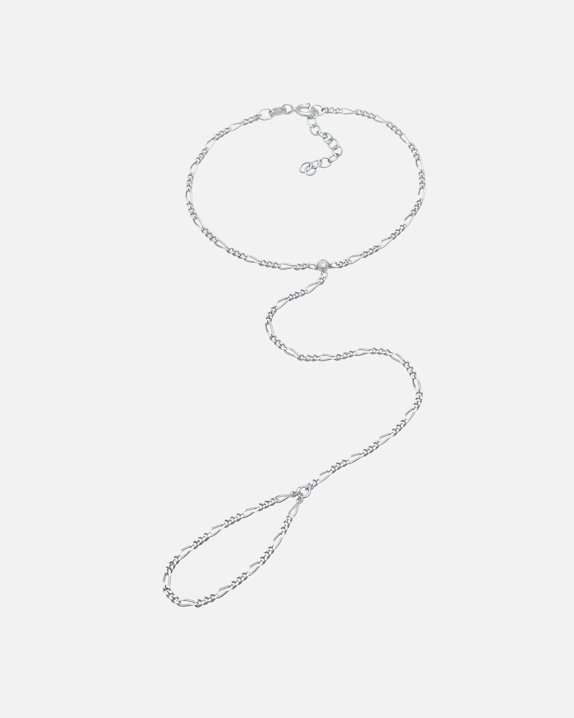 Armband für Weiblich Elli Elli Armband Handchain Handkette Figaro 925 Silber silberfarben