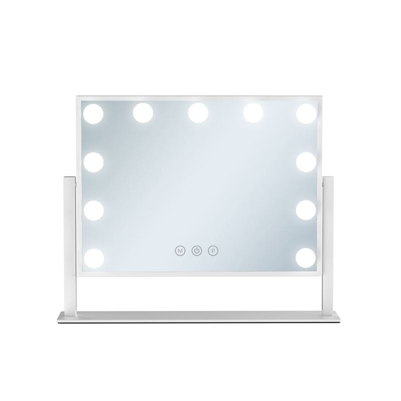UNIQ Paris Make-up Spiegel mit 11 LED-Lampen – Weiß weiss