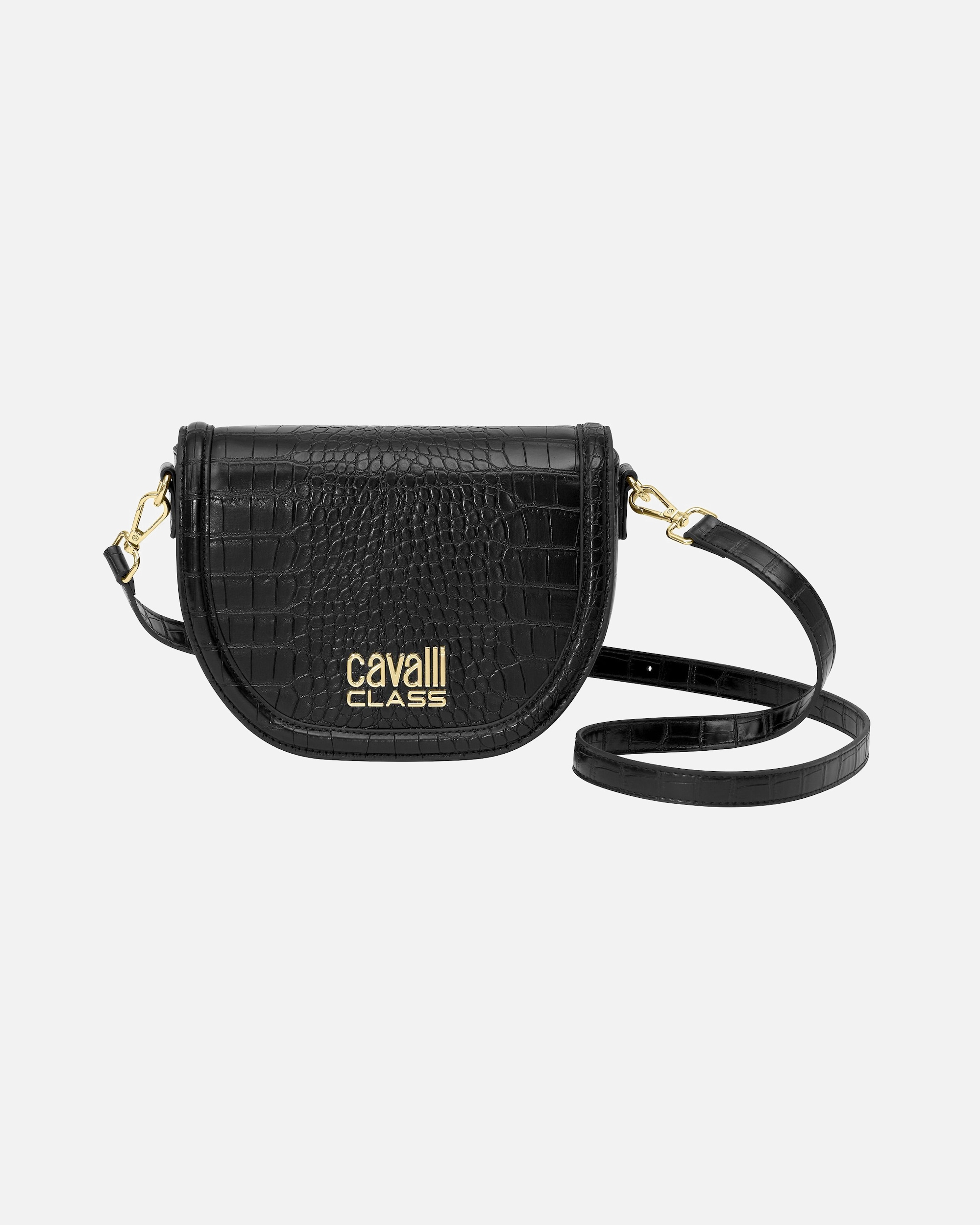 Clutch für Weiblich Cavalli Class Default Brand Line Livenza Umhängetasche black