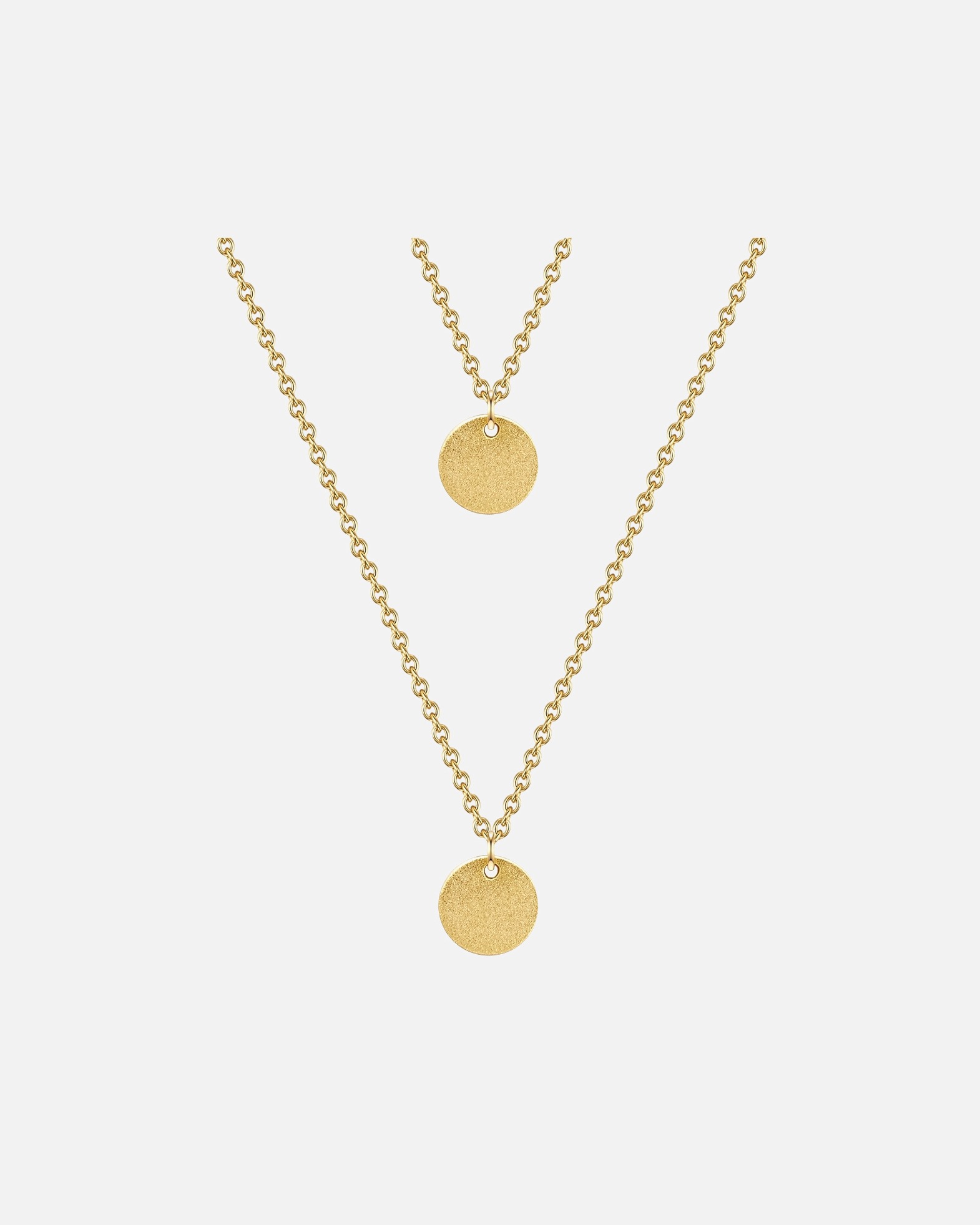 Halskette für Weiblich Glanzstücke München Halskette Kreis Sterling Silber in Silber Gold