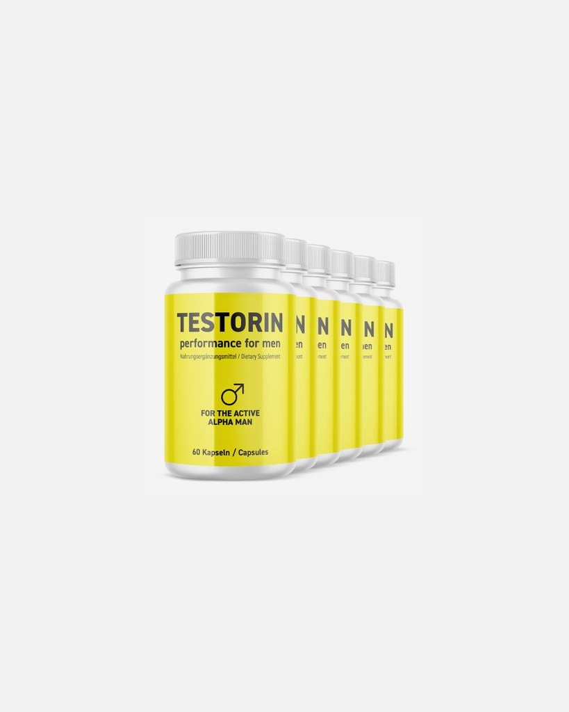 Nahrungsergänzung Haut für Unisex MayProducts Default Brand Line Testorin Kapseln - Performance for Men (6 Dosen) 6 Stück