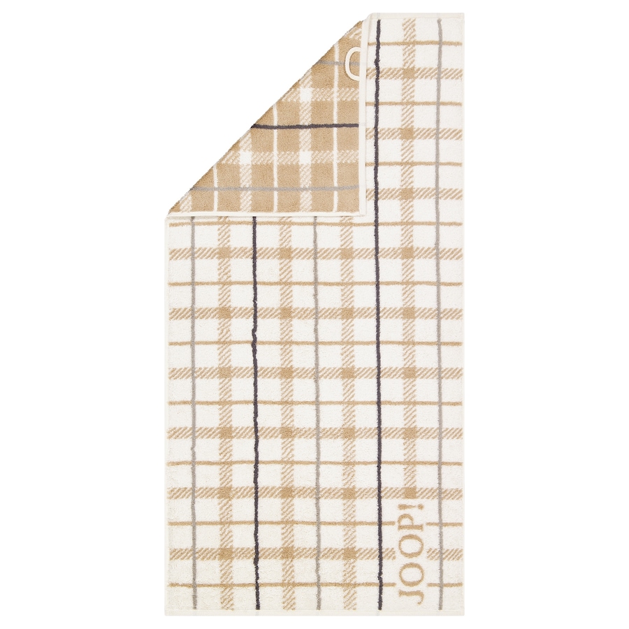 JOOP! Handtücher Contour Checked 1715 Creme - 37 Handtuch 50x100 cm