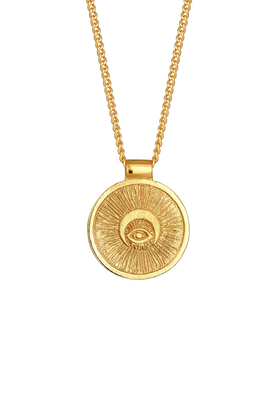 Haze & Glory Münze Evil Eye - Sun 925 Silber 45 Damen
