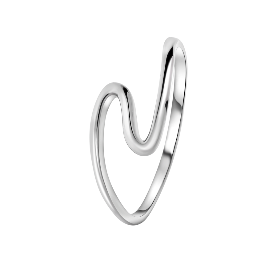 Lucardi Ringe 925 Silber - silbern 52mm Damen